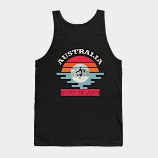 Australia surf board Tank Top